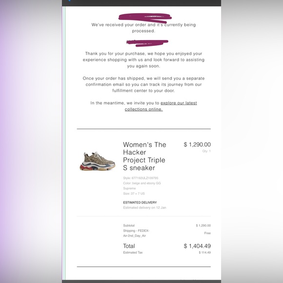 “The Hacker Project” Triple S sneaker - Picture 4 of 4